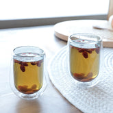 Kuber Industries grey double walled glass - modern decor